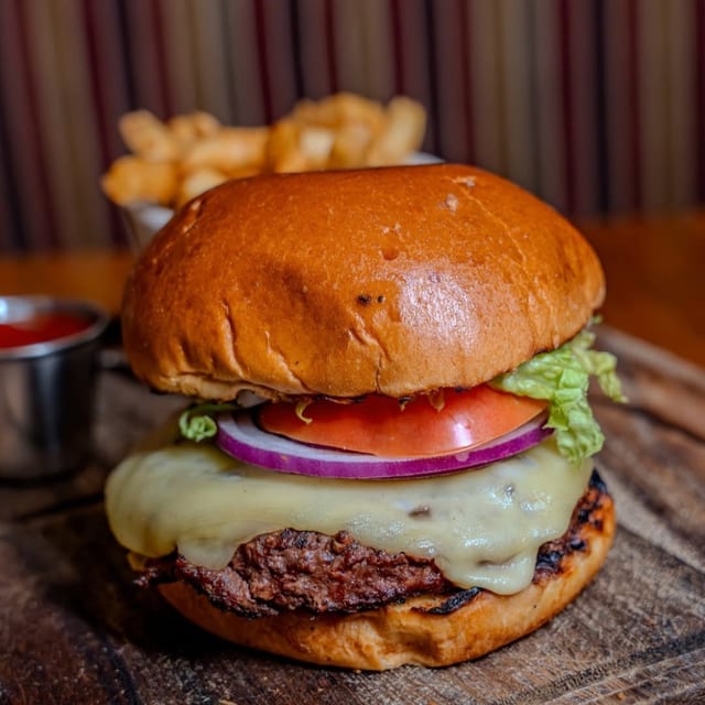 10 oz Sangria Burger.