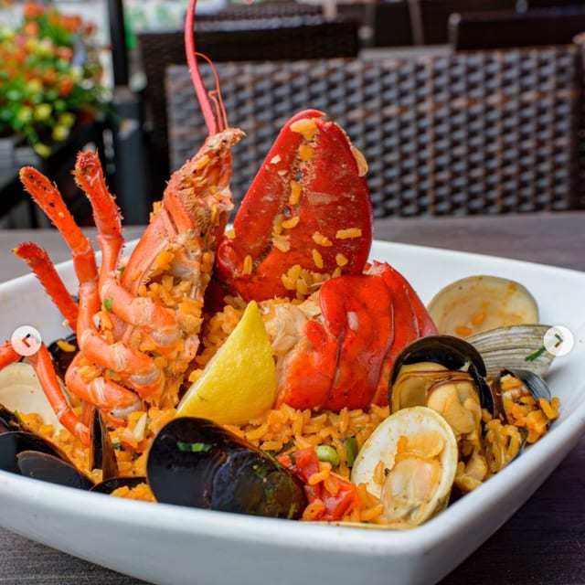 Paella Sangria.