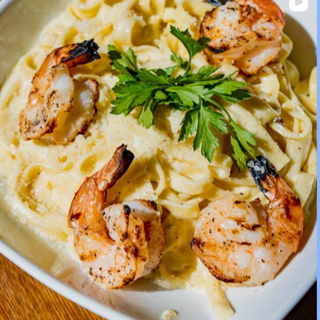 Fettuccine Alfredo.