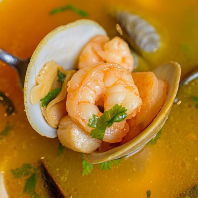Sopa De Mariscos.
