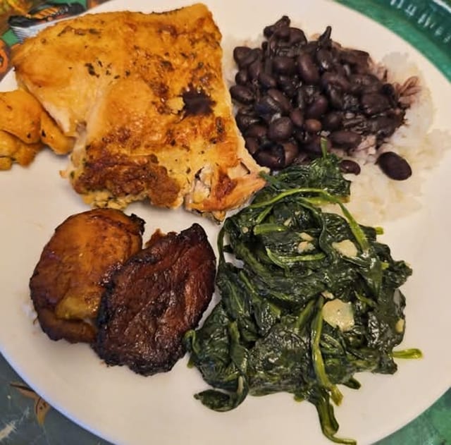 Garlic Spinach.